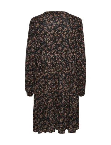 Rochie Scurta Kaffe, negru floral, 44