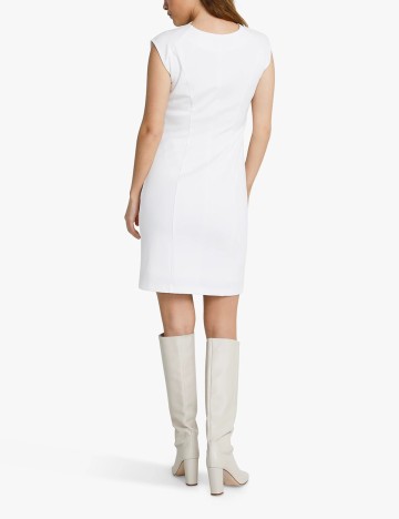 Rochie scurta Kaffe, alb