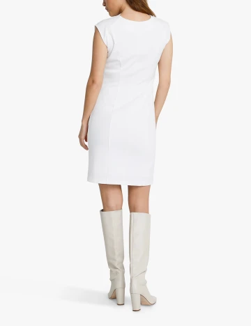Rochie scurta Kaffe, alb