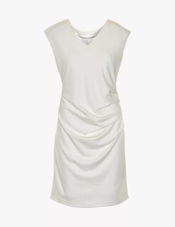 Rochie scurta Kaffe, alb
