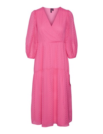 Rochie medie Vero Moda, roz