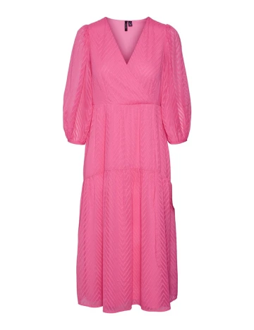 Rochie medie Vero Moda, roz