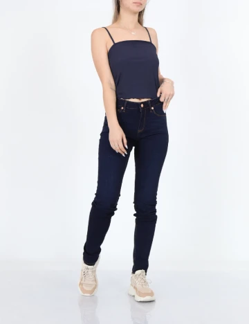 Top Vero Moda, bleumarin Albastru