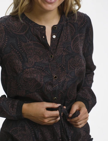 Rochie Medie Kaffe, negru/maro, M Negru