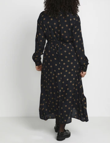 Rochie medie Kaffe curve, negru, 54