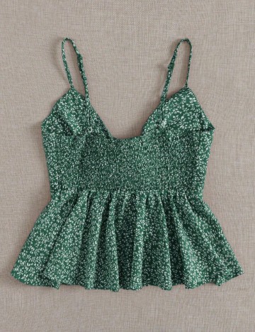 Top SHEIN, verde inchis, XL
