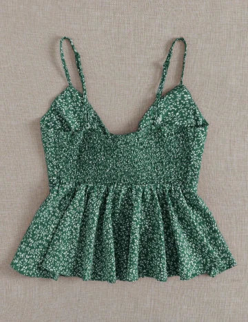 Top SHEIN, verde inchis, XL