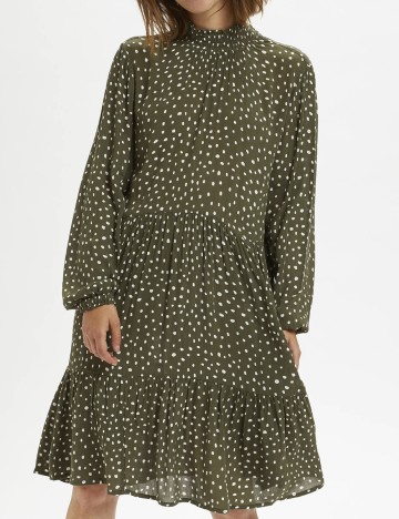 Rochie scurta Kaffe, verde, 42