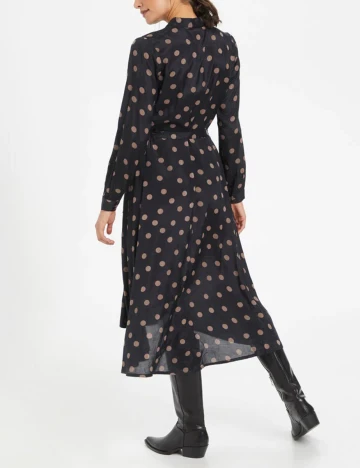 Rochie medie Kaffe, negru, 42 Negru