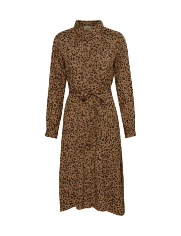 Rochie medie Kaffe, maro, 46 Maro
