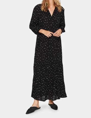 Rochie lunga Saint Tropez, negru, XXL