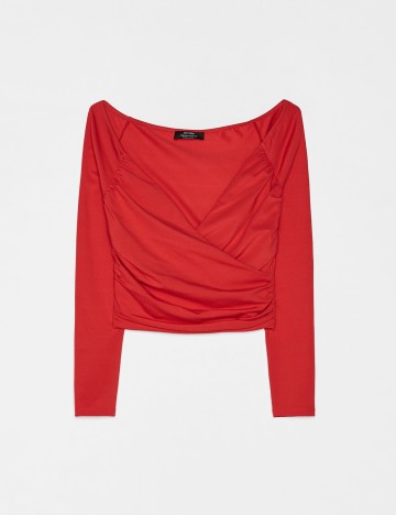 Top Bershka, rosu, M