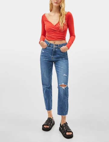 Top Bershka, rosu, M