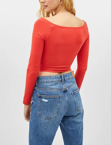 Top Bershka, rosu, M