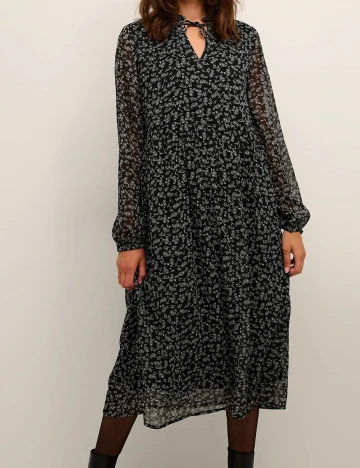 Rochie medie Kaffe, negru, XXL