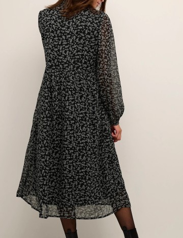 Rochie medie Kaffe, negru, XXL