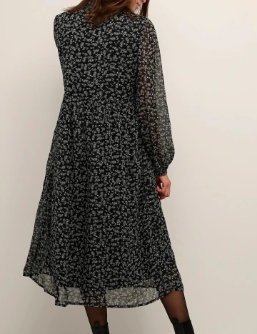 Rochie medie Kaffe, negru, XXL