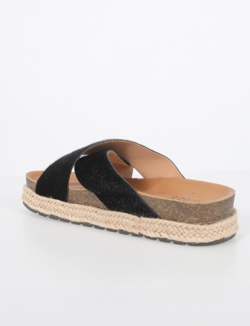 Slapi Coco Bella by Bristol, negru, 39