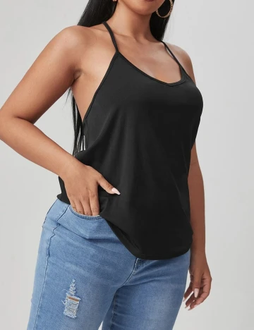 Maiou SHEIN Curve, negru, 4XL Negru
