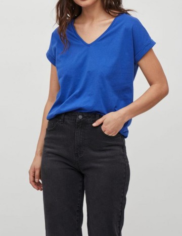 Tricou Vila, albastru, XS