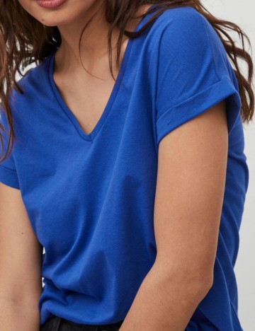 Tricou Vila, albastru, XS