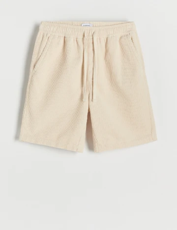 Pantaloni scurti Reserved, crem, M Crem