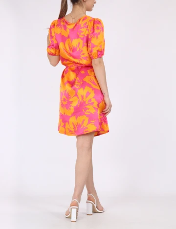 Rochie scurta Vila, roz, 34