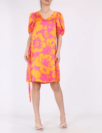 Rochie scurta Vila, roz, 34