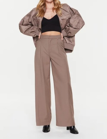 Pantaloni Gestuz, maro, 36