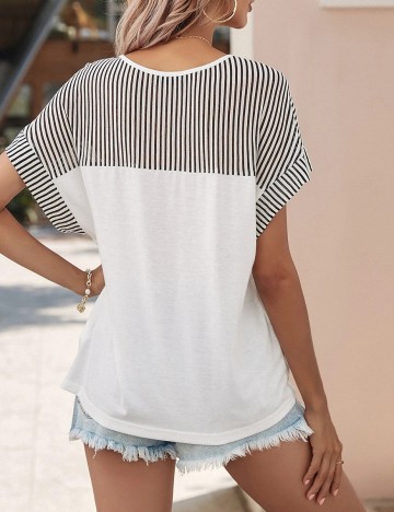 Tricou SHEIN, alb, S