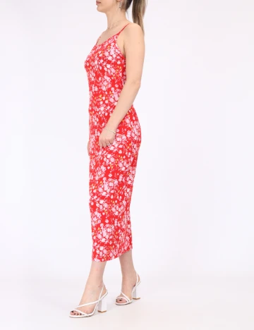 Rochie lunga Vila, rosu, M