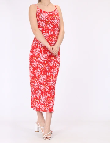 Rochie lunga Vila, rosu, M