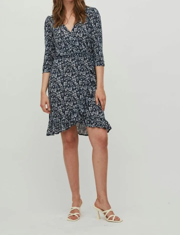 Rochie scurta Vila, bleumarin, S