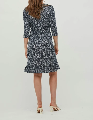 Rochie scurta Vila, bleumarin, S