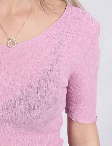 Tricou SHEIN, roz, S