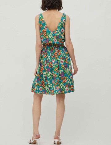Rochie scurta Vila, verde, 34