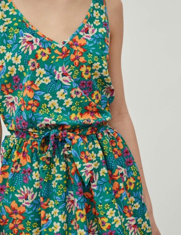 Rochie scurta Vila, verde, 34