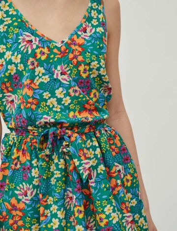 Rochie scurta Vila, verde, 34 Verde