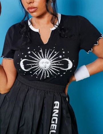 Top SHEIN CURVE, negru, 4XL