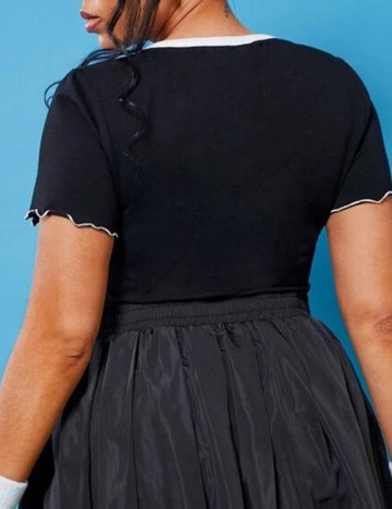 Top SHEIN CURVE, negru, 4XL