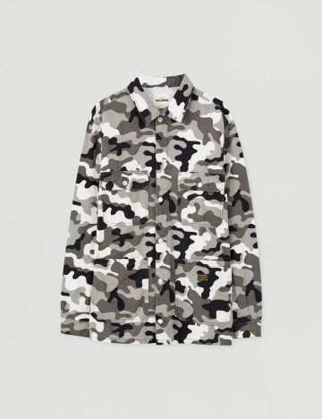 Camasa Pull&Bear, army, L