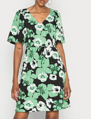 Rochie scurta Vila, verde, 36