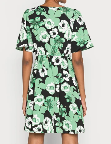 Rochie scurta Vila, verde, 36