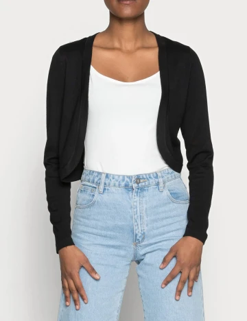 Bolero Kaffe, negru, L