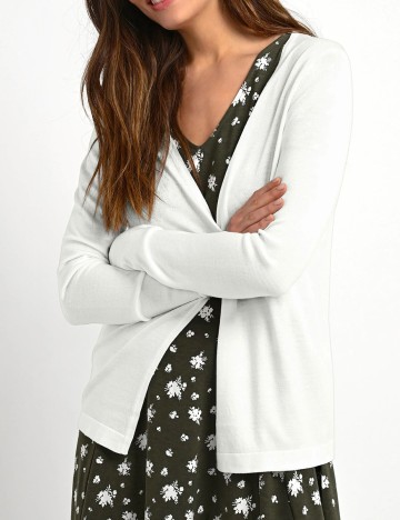 Cardigan Kaffe, alb