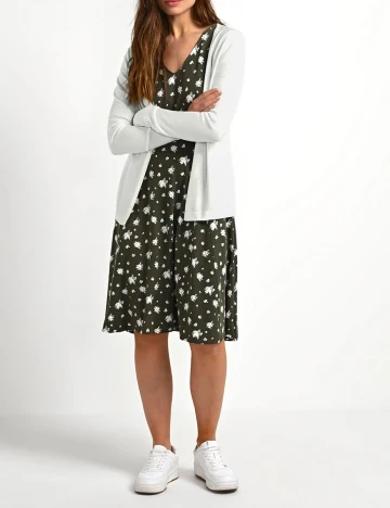 Cardigan Kaffe, alb Alb