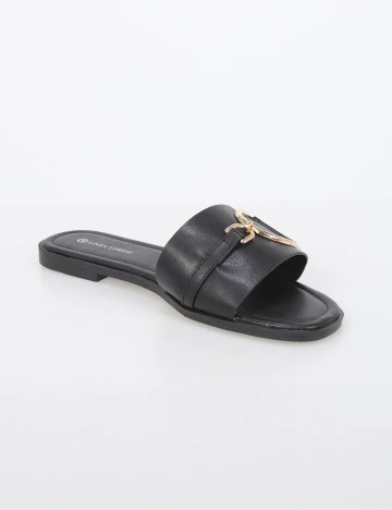 Slapi Linea Loresi, negru, 38