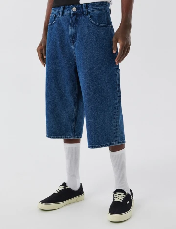 Pantaloni scurti CROPP, albastru, 34