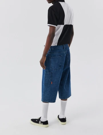 Pantaloni scurti CROPP, albastru, 34