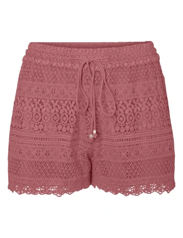 Pantaloni scurti Vero Moda, roz pudra